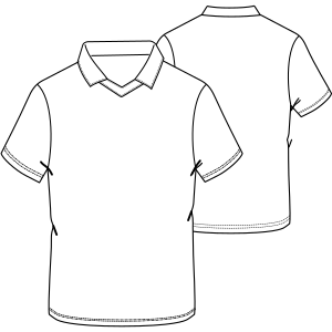 Fashion sewing patterns for Polo T-Shirt SS 8039